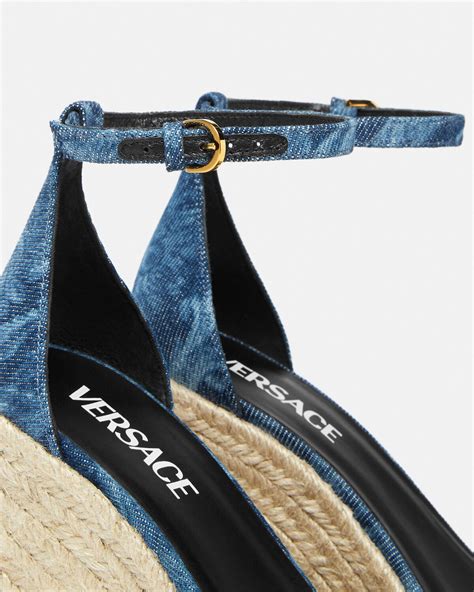 versace wedges shoes|versace barocco wedge sandals.